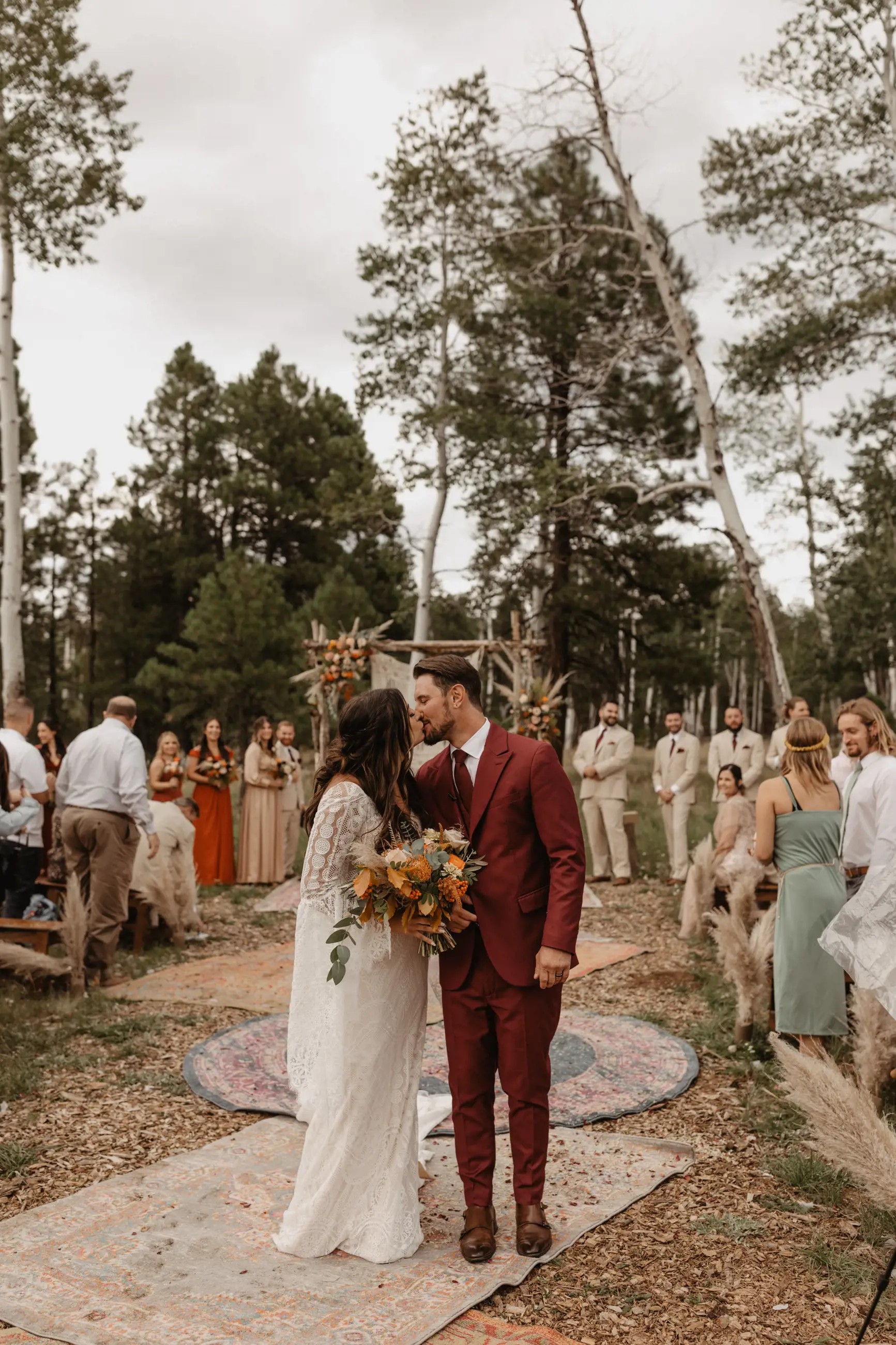 James and Victoria in the ARYN gown