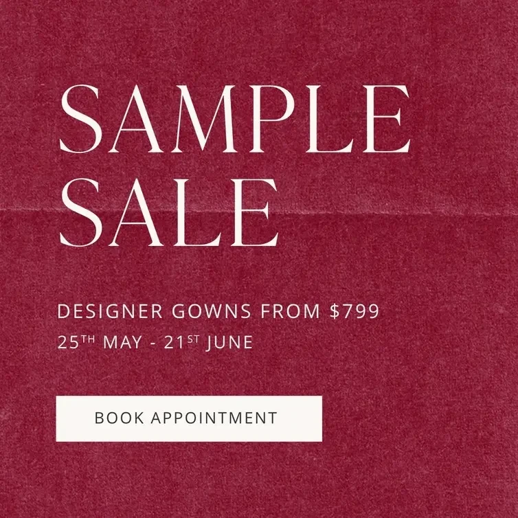 Designer Wedding Dress Sample Sale