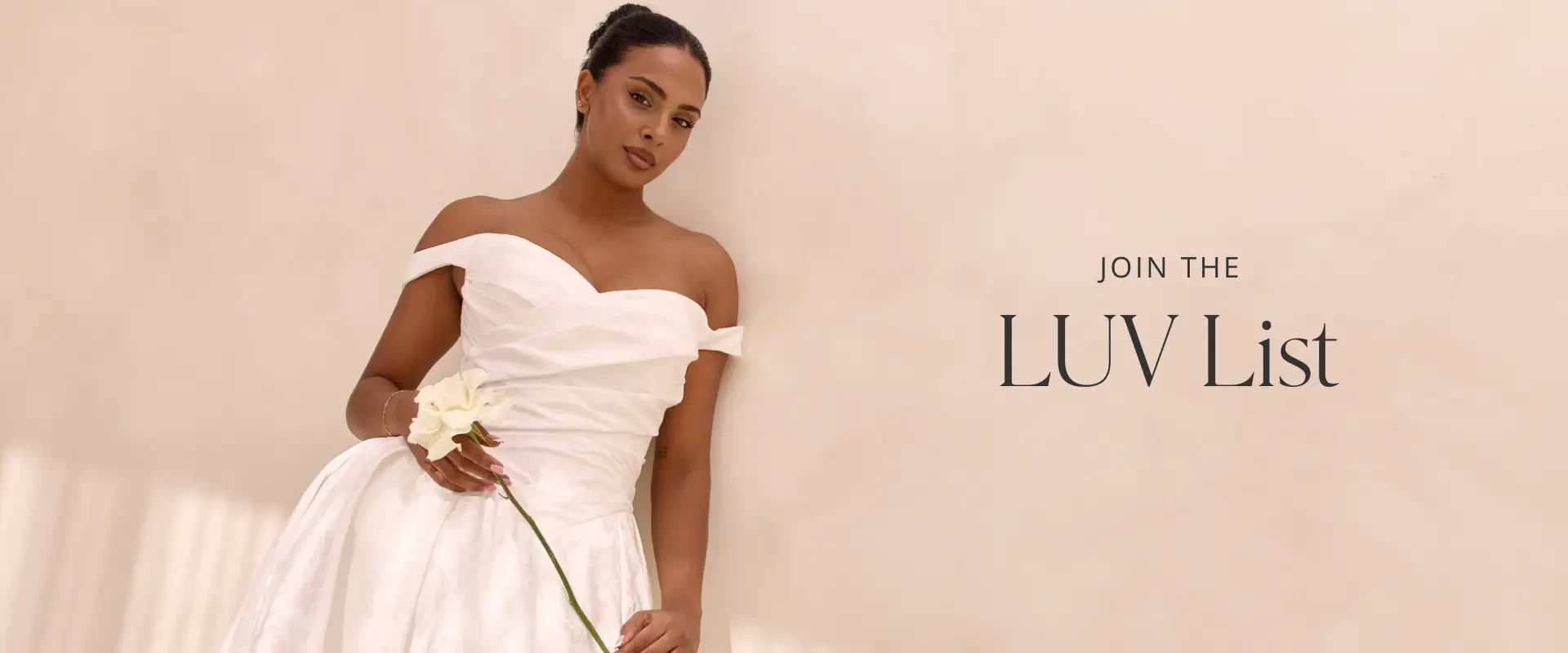 Join the LUV List - desktop