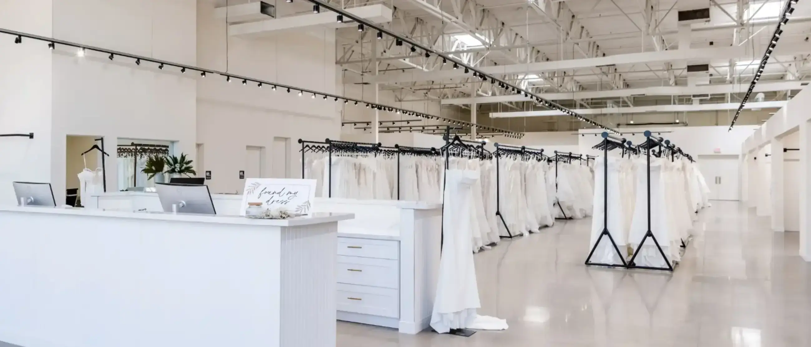 Photo of the Luv Bridal showroom interior - Mobile Image