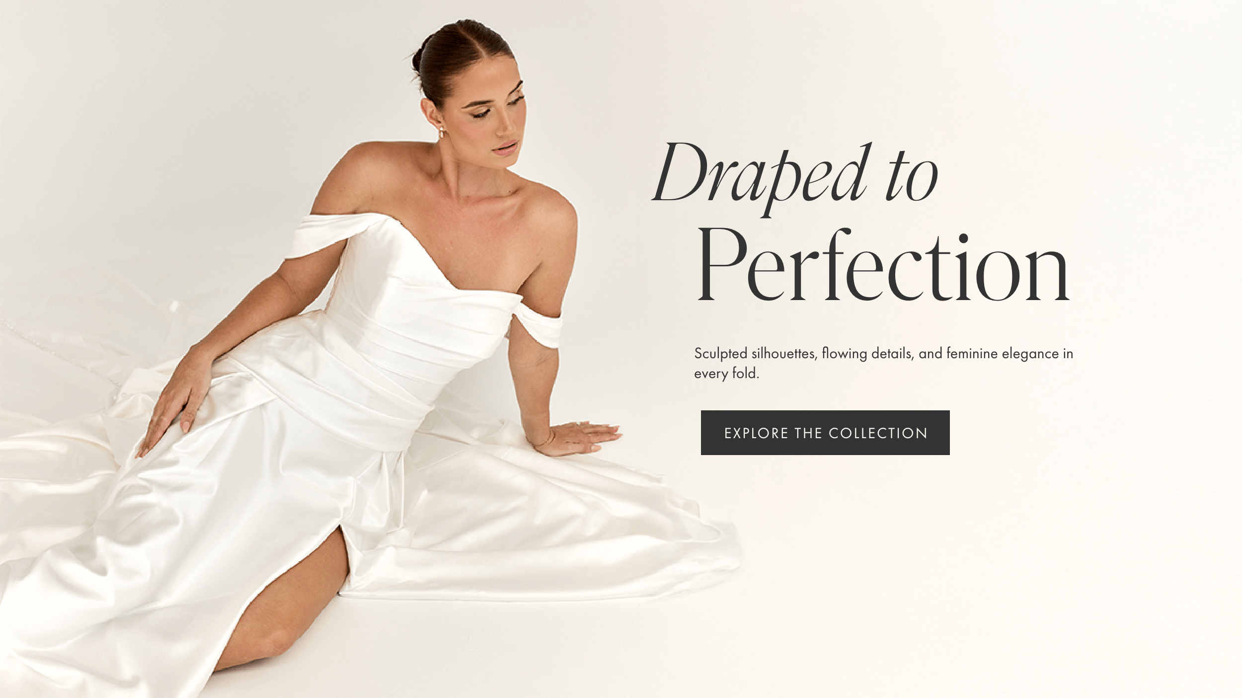 Draped to Perfection desktop banner