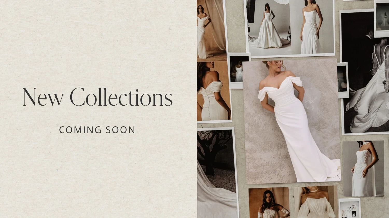 New Collections coming soon, mobile banner